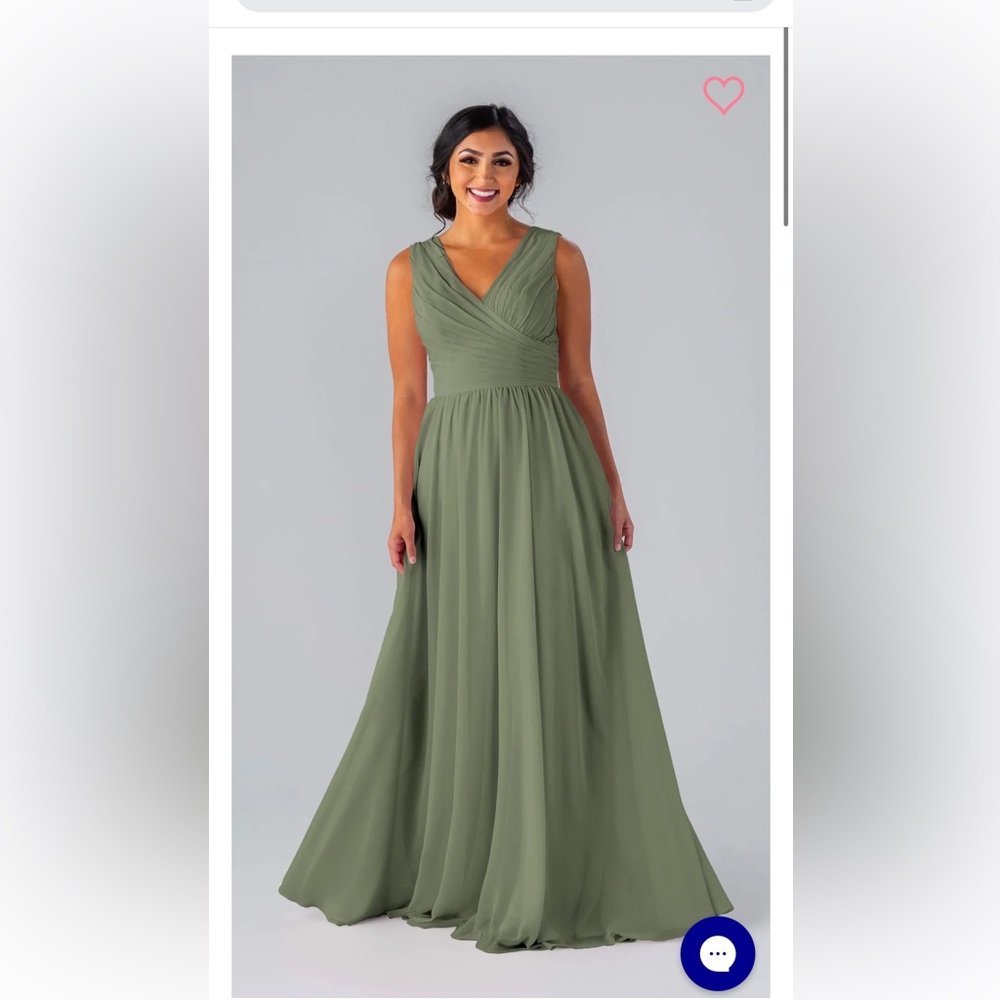 Elegant Brittany Dress by Kennedy Blue - 6 / Moss